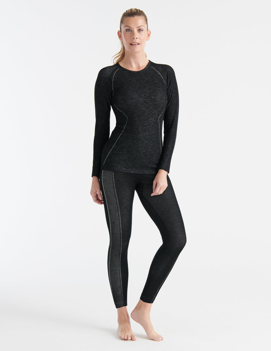 Knix Merino SculptWool® Seamless Legging Black | DOPELQ-128