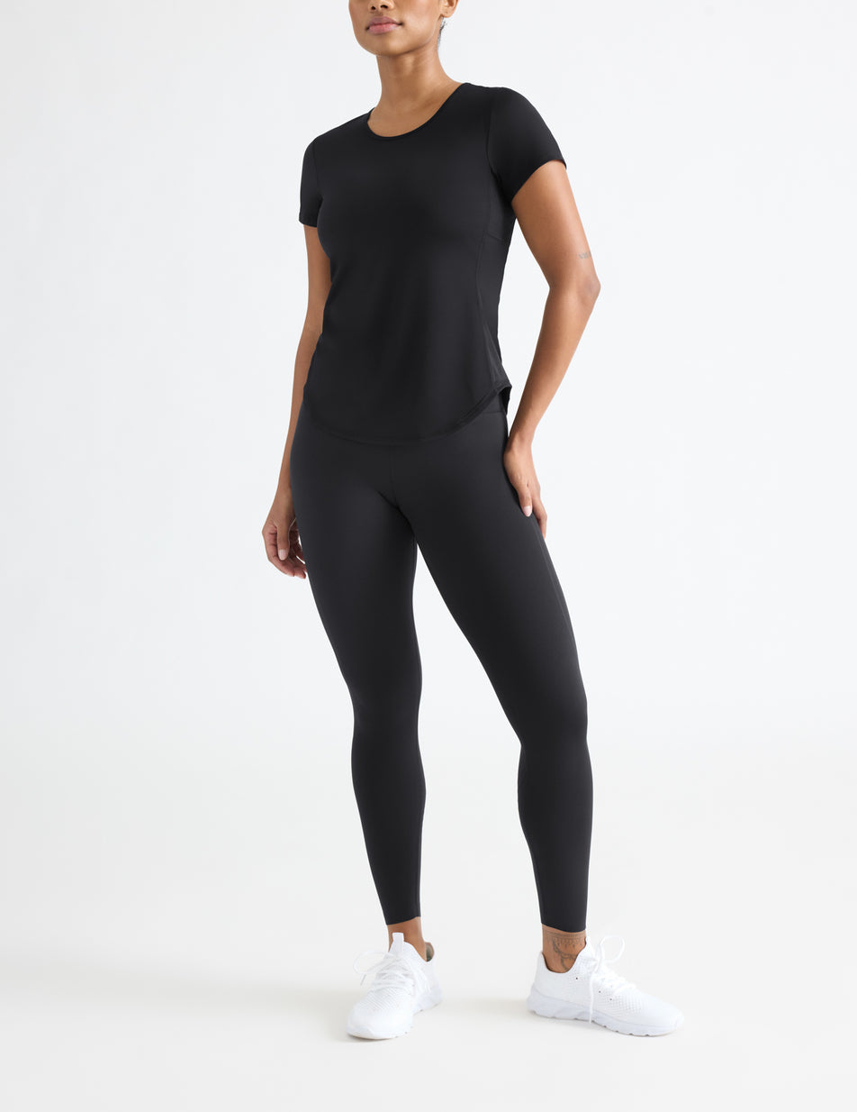 Knix Momenta Active T Shirts Black | GACIWX-874