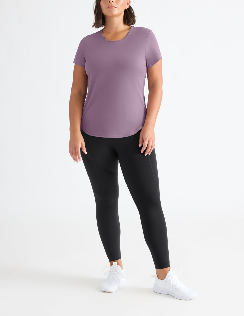 Knix Momenta Active T Shirts Purple | MGFXBD-658