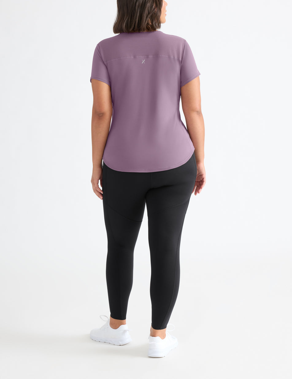 Knix Momenta Active T Shirts Purple | MGFXBD-658