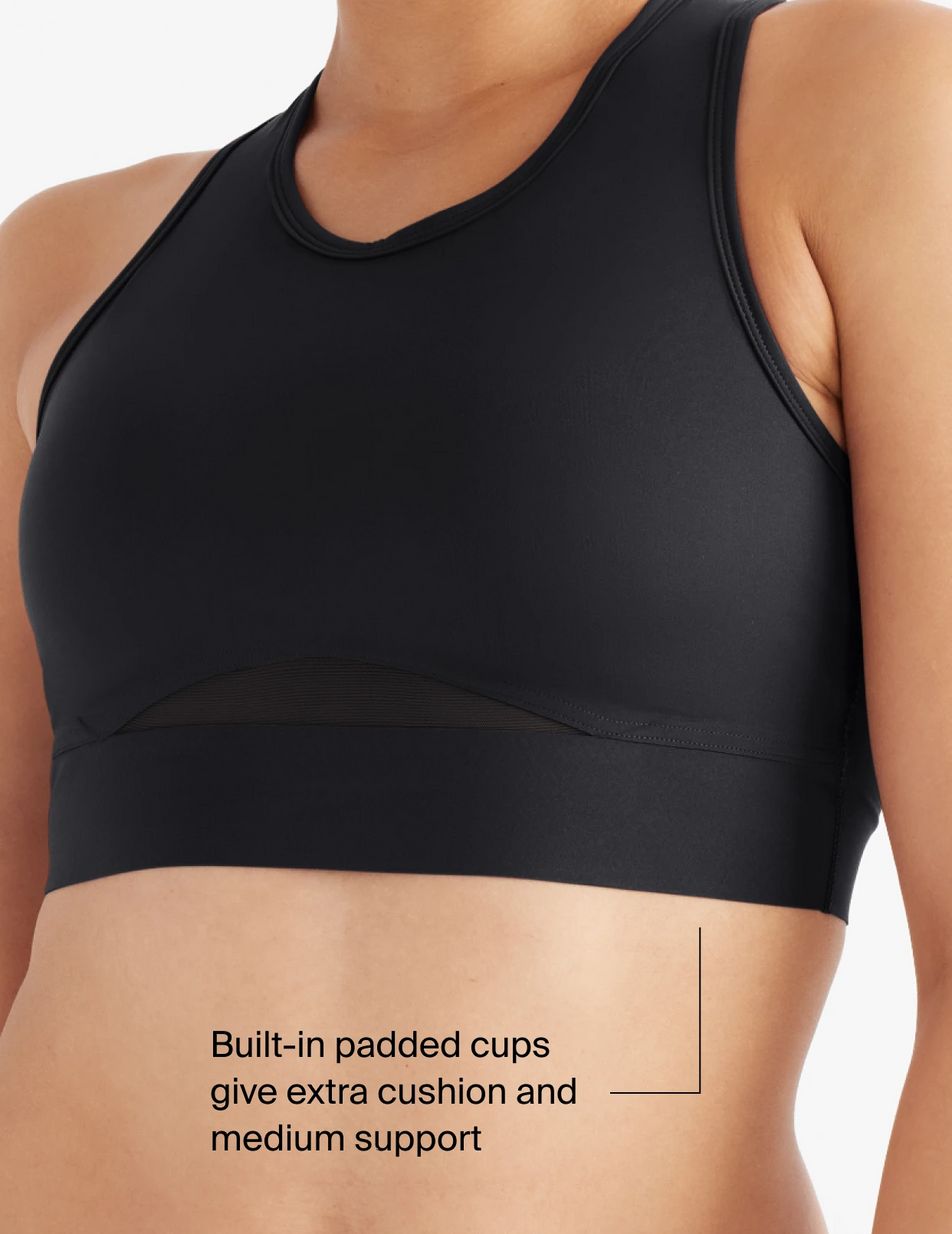 Knix Momenta Racerback Sports Bras Black | SRUJLA-712