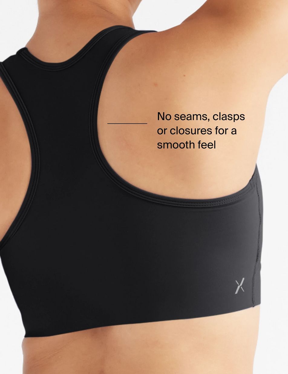 Knix Momenta Racerback Sports Bras Black | SRUJLA-712