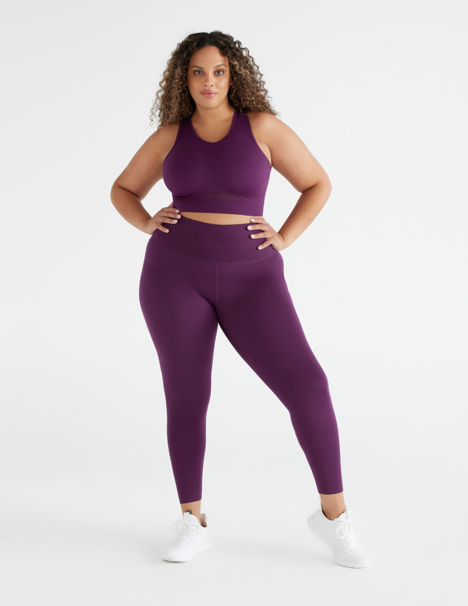 Knix Momenta Racerback Sports Bras Purple | AYNDHX-418