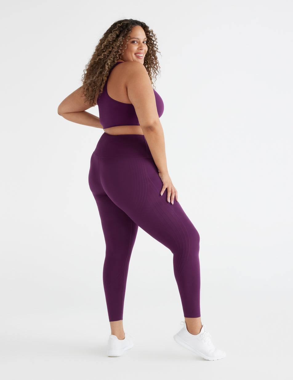 Knix Momenta Racerback Sports Bras Purple | AYNDHX-418