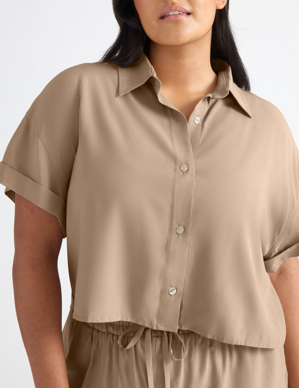 Knix Poolside Shirts Apricot | SKVGYT-743