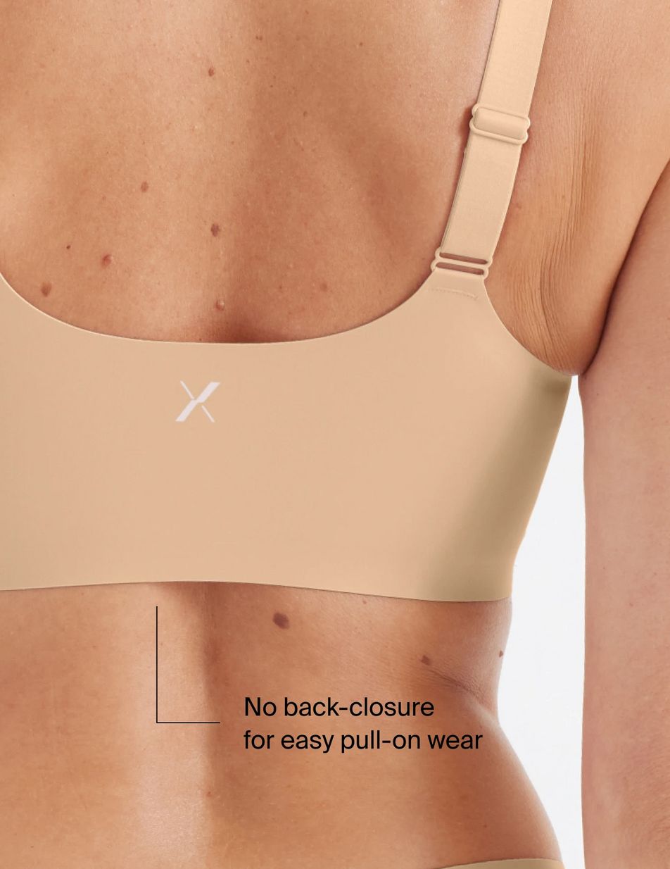 Knix Revolution Adjustable Pullover Bras Beige | BXIFZJ-495