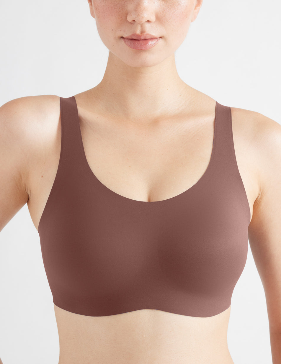 Knix Revolution Adjustable Pullover Bras Brown | HZOGVQ-089