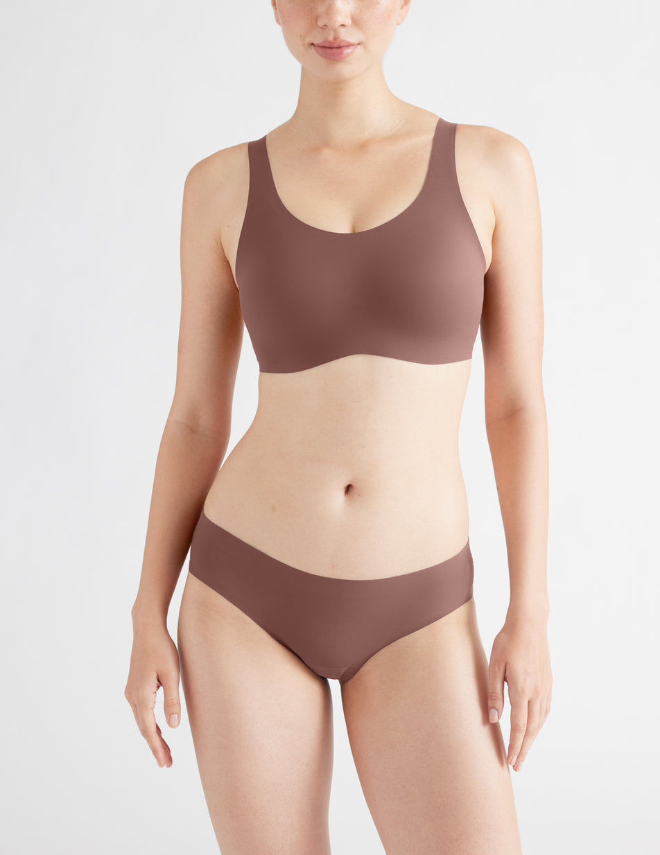 Knix Revolution Adjustable Pullover Bras Brown | HZOGVQ-089