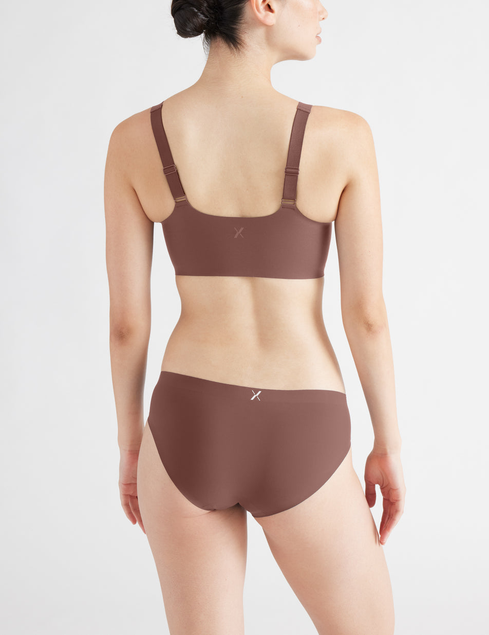 Knix Revolution Adjustable Pullover Bras Brown | HZOGVQ-089