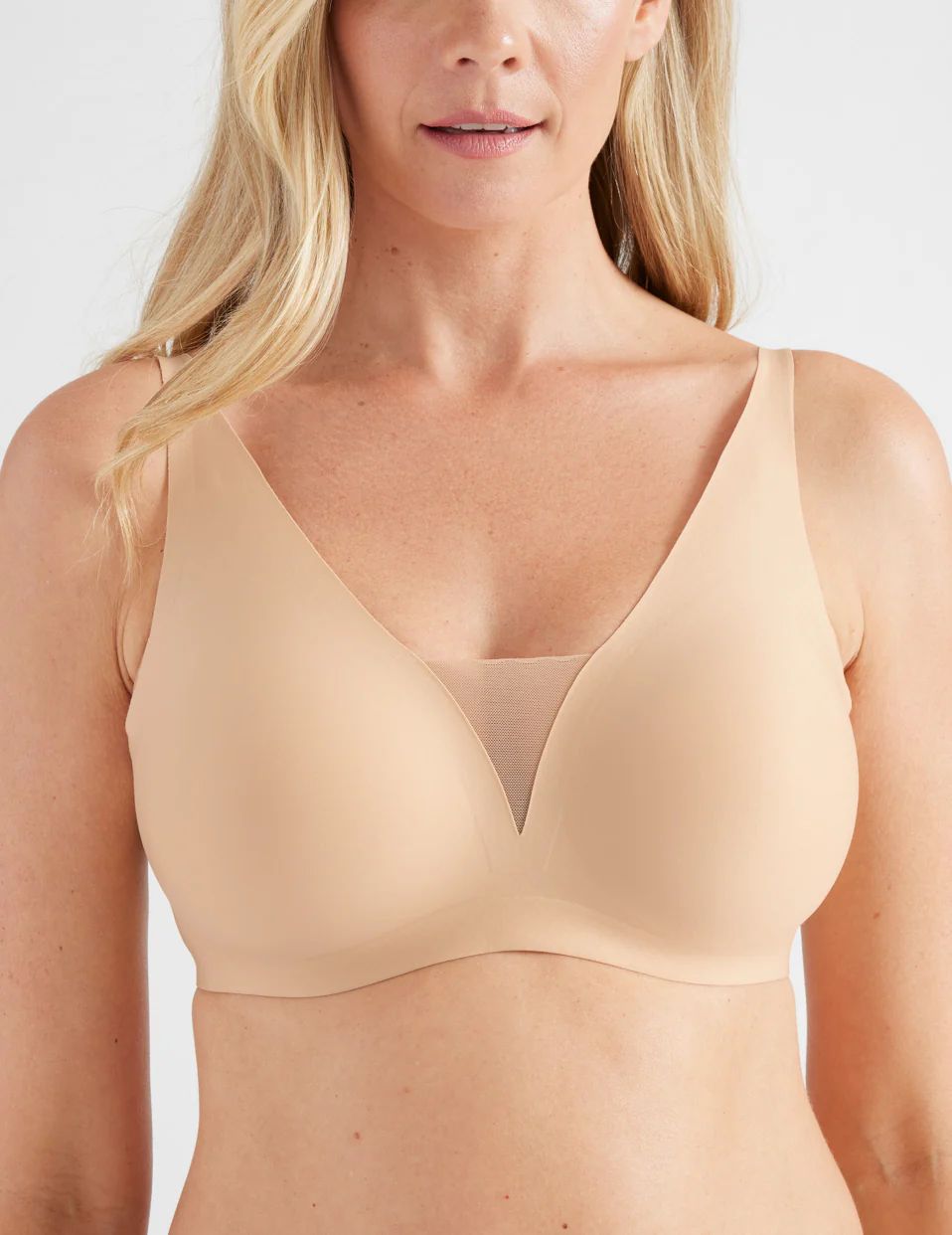 Knix Revolution Shadow Mesh Bras Beige | COLGSM-357