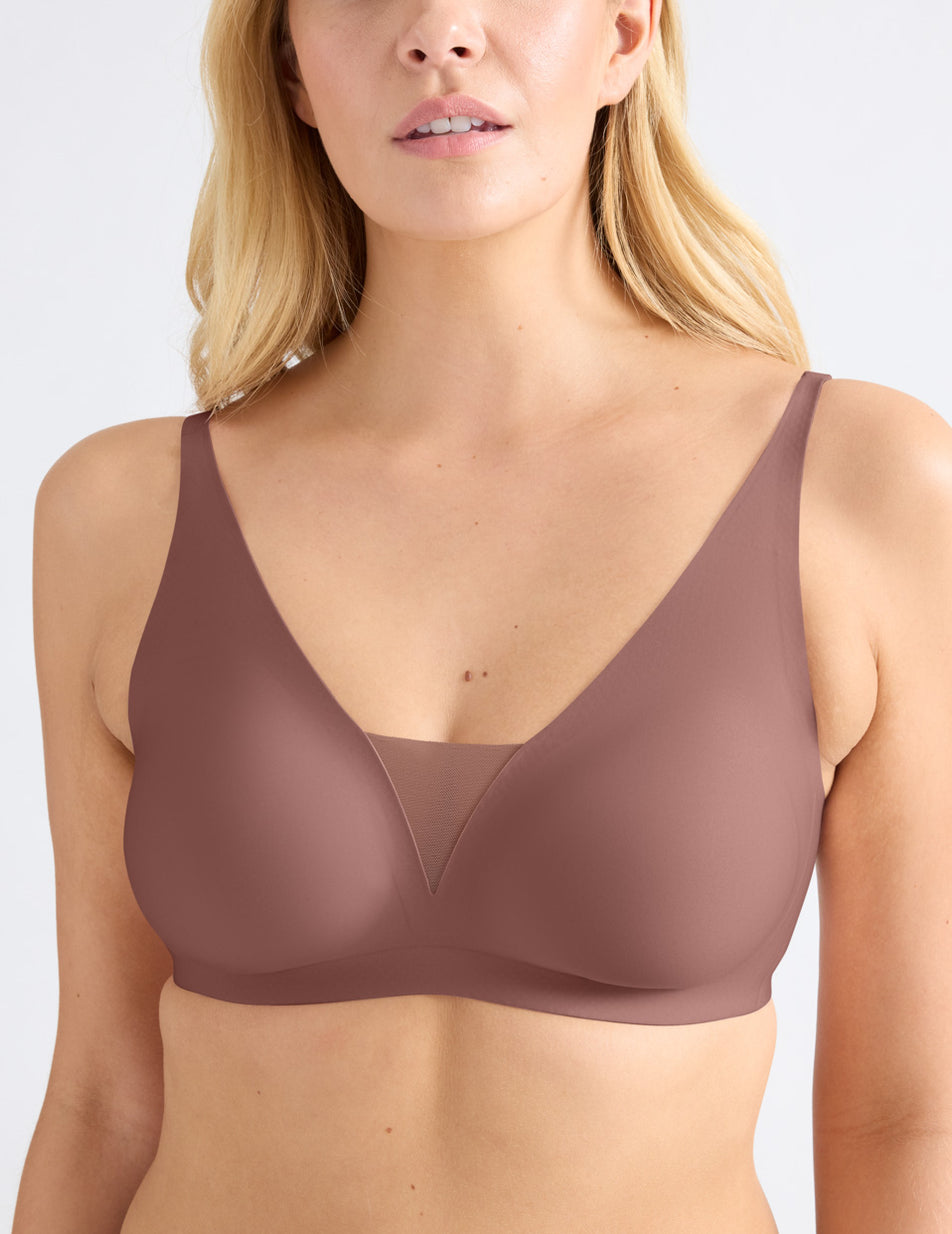 Knix Revolution Shadow Mesh Bras Brown | JEHSNM-701