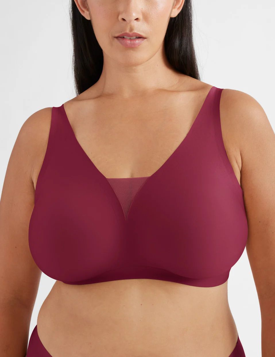 Knix Revolution Shadow Mesh Bras Red | LNKBIF-693