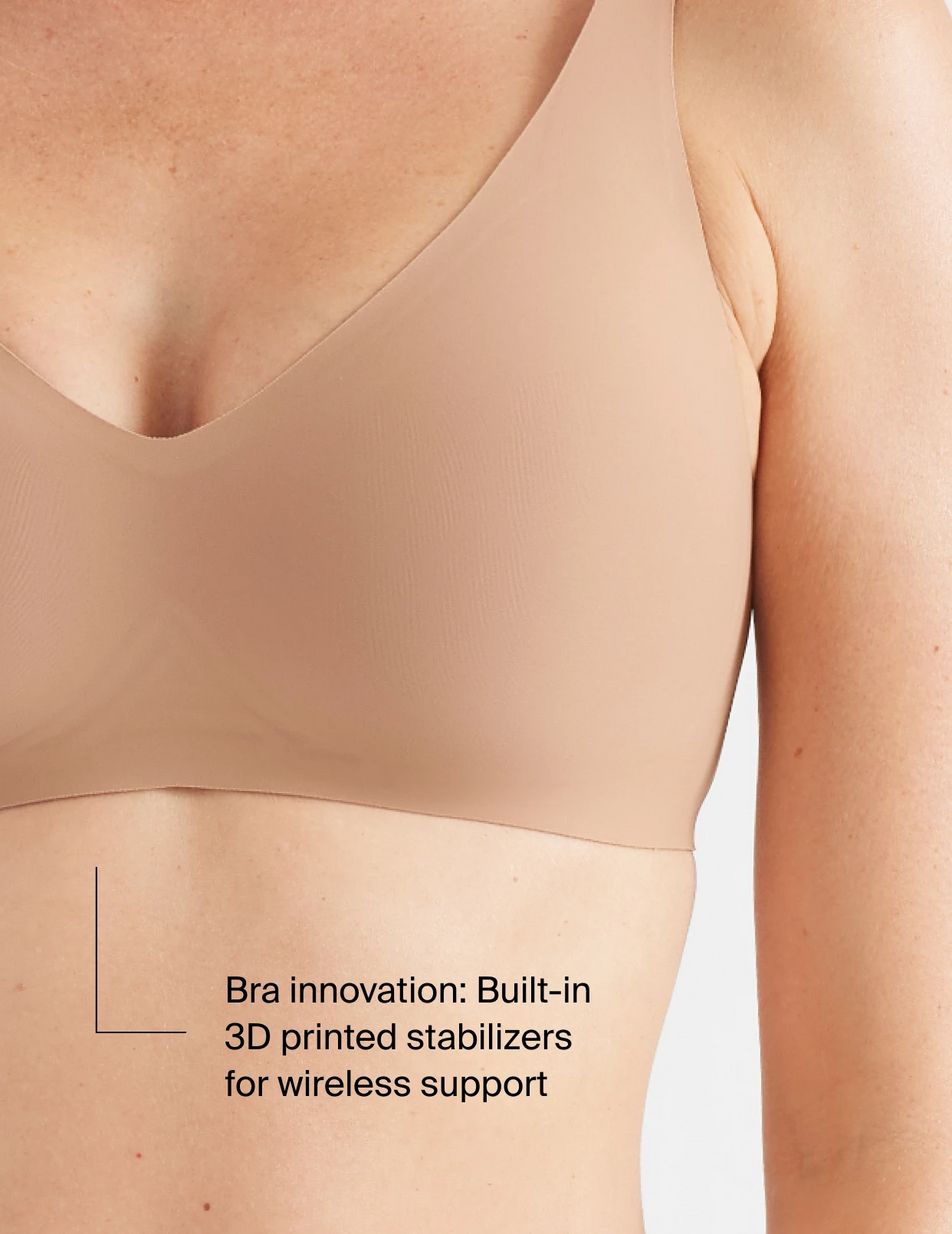 Knix Revolution V-Neck Bras Beige | OUGYWP-083