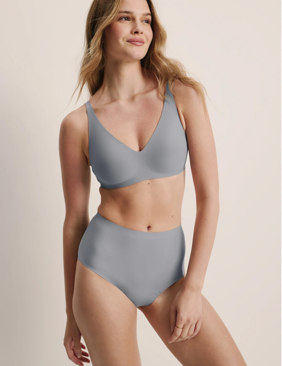 Knix Revolution V-Neck Bras Grey | JKHTFW-013