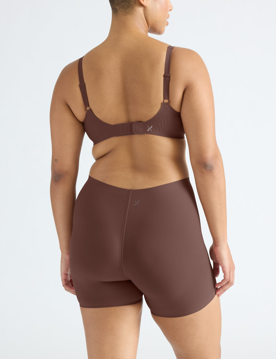 Knix Shortie Thigh Saver® 4 Shorts Brown | MGPFNK-075