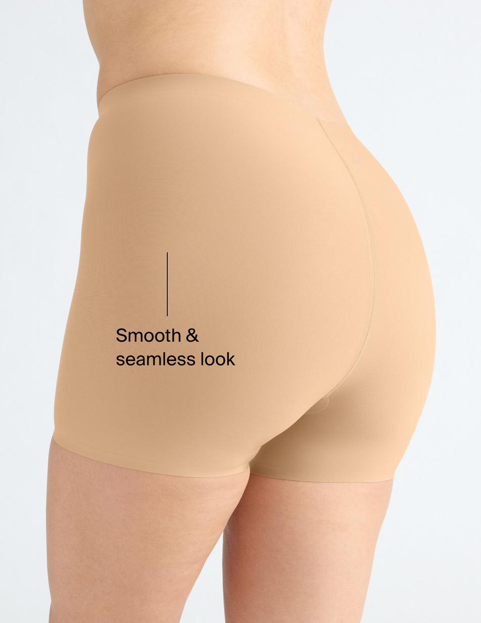 Knix Shortie Thigh Saver® 4 Shorts Brown | MGPFNK-075