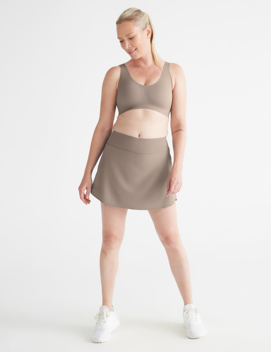 Knix Sport Skort Skirts Beige | ENYBJM-907