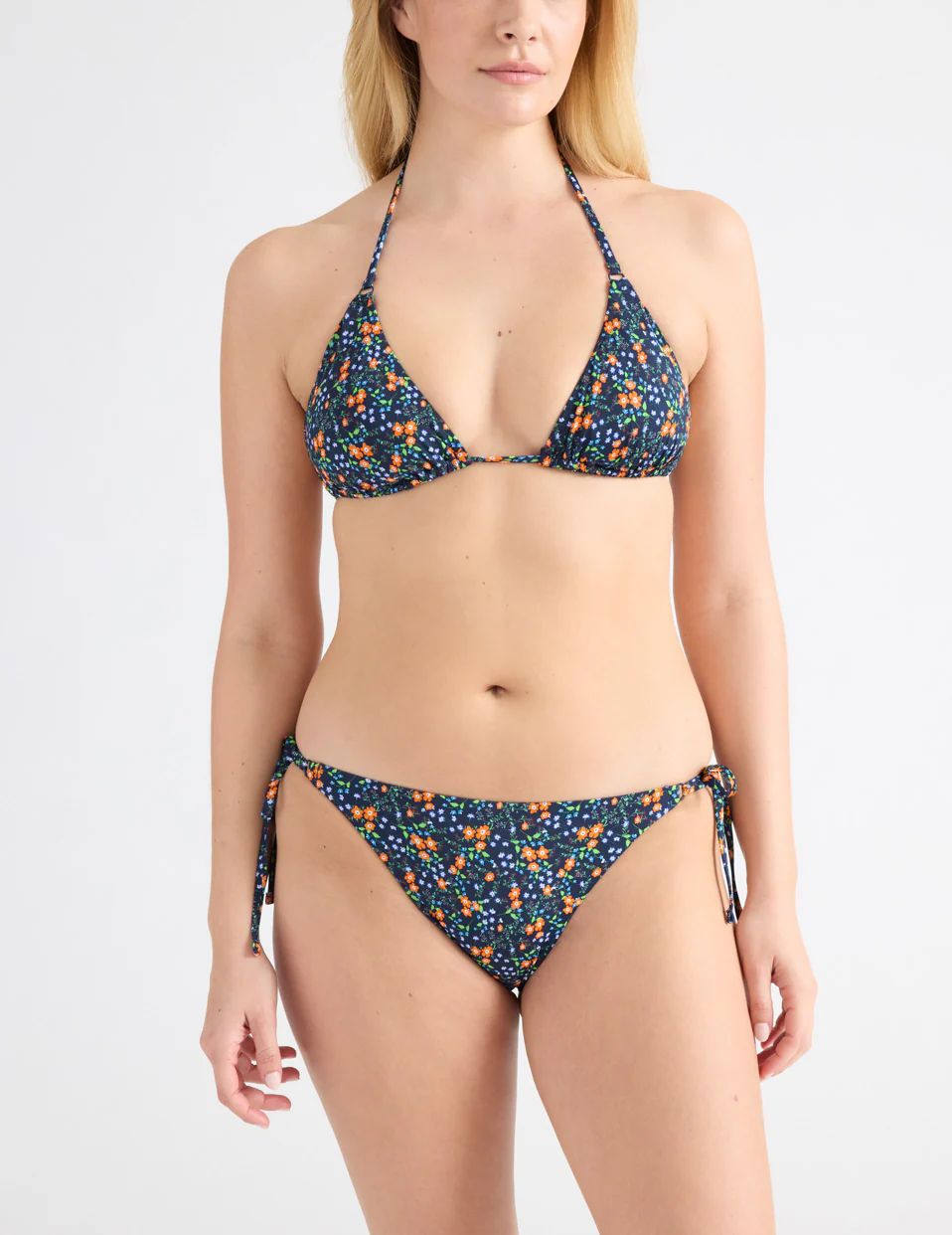 Knix String Bikini Bottoms Blue | QOXTDS-629