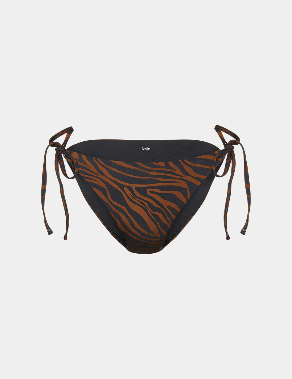 Knix String Bikini Bottoms Brown | VUKTIQ-850