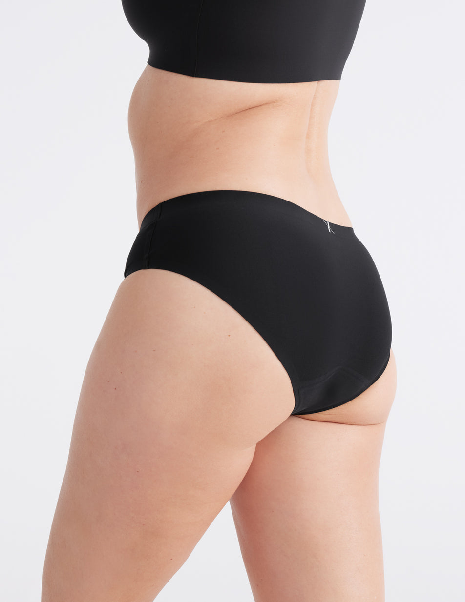 Knix Super Leakproof® No-Show Bikini Bottoms Black | VYMFJR-082