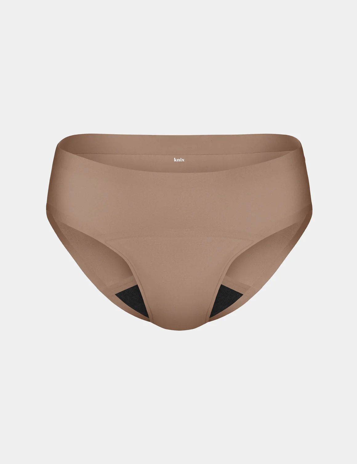 Knix Super Leakproof® No-Show Bikini Bottoms Chocolate | GWAEJI-794