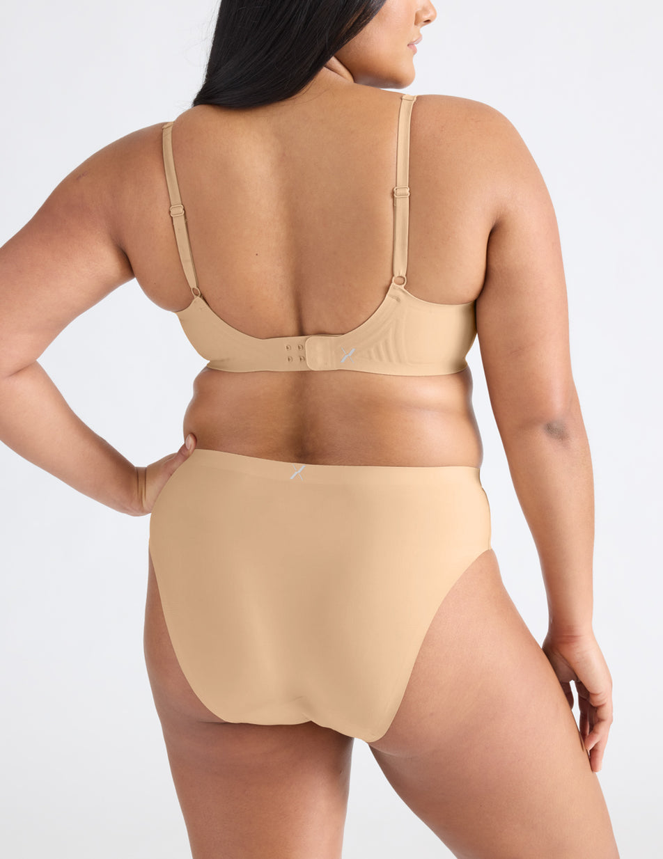 Knix Super Leakproof® No-Show French Underwear Beige | JGWIOY-420