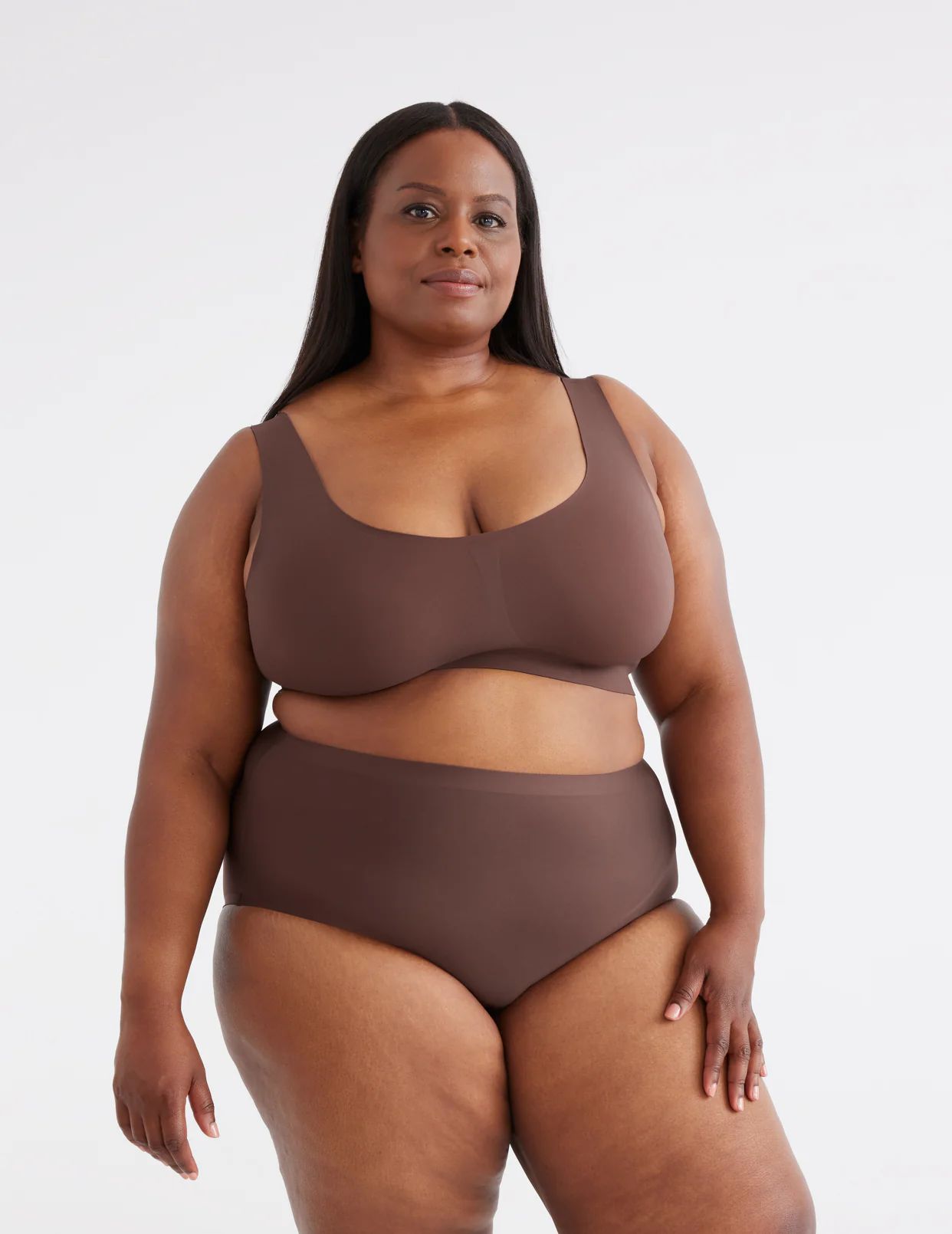 Knix Super Leakproof® No-Show High Rise Underwear Brown | XYMZJA-128