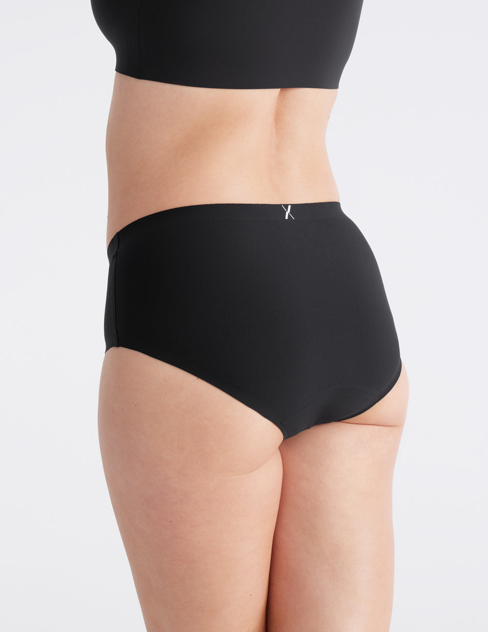 Knix Super Leakproof® No-Show Underwear Black | UAZIWD-306