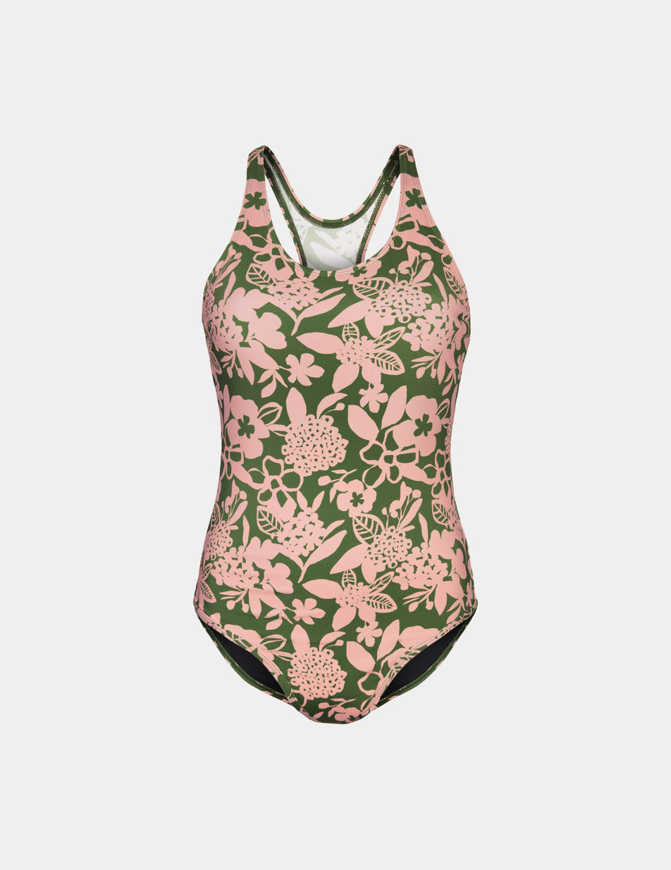 Knix Teen Period Sport Swimsuit Swimsuits Flower | HUOTWE-201