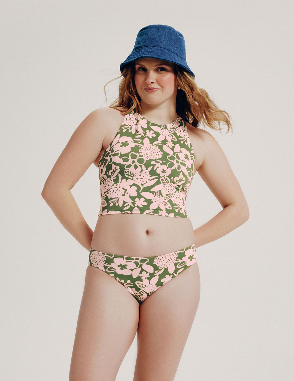 Knix Teen Period Swim Bikini Bottoms Green | CTYZGW-298