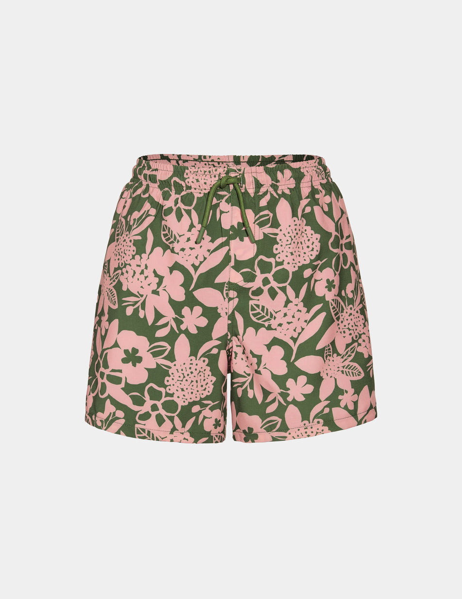 Knix Teen Period Swim Board Shorts Flower | VXJGBO-754