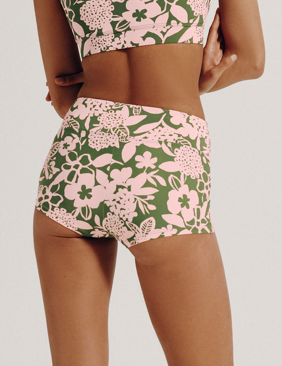 Knix Teen Period Swim Shorts Flower | BXOFTI-563