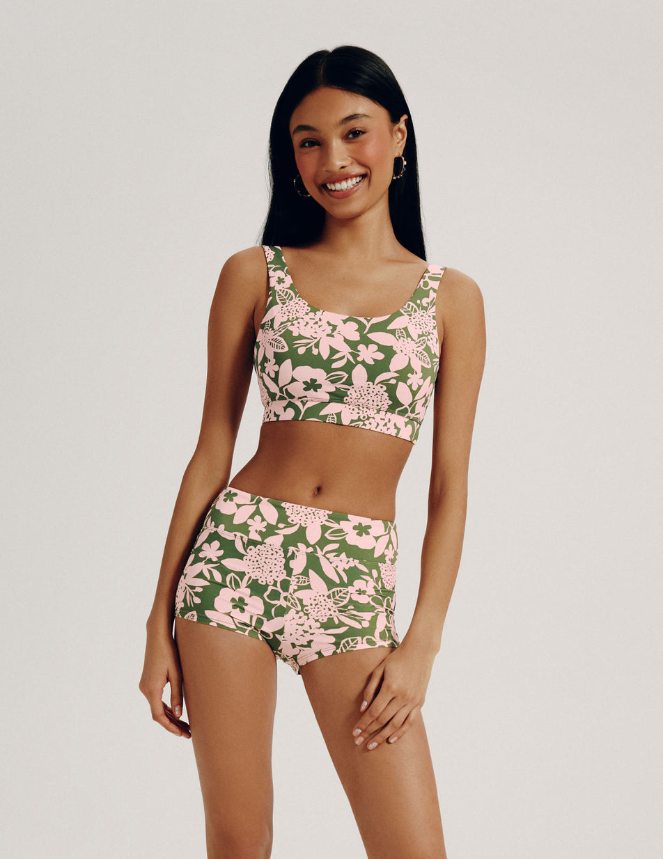 Knix Teen Period Swim Shorts Flower | BXOFTI-563