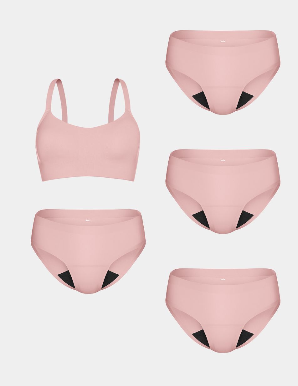 Knix The One&Only Scoop™ Bikini Pink | GDOCIM-524