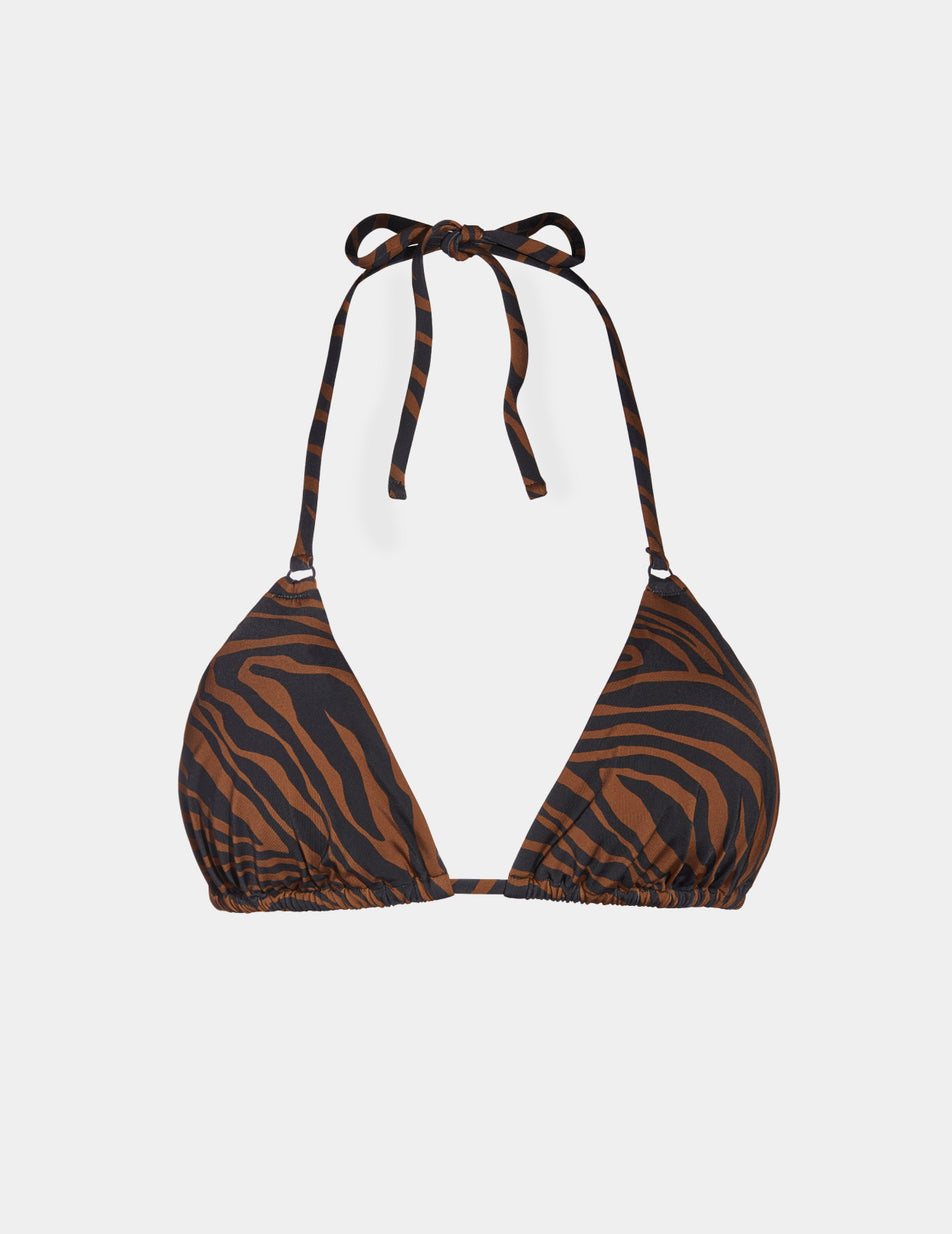 Knix Triangle Bikini Brown | FBVZJY-986