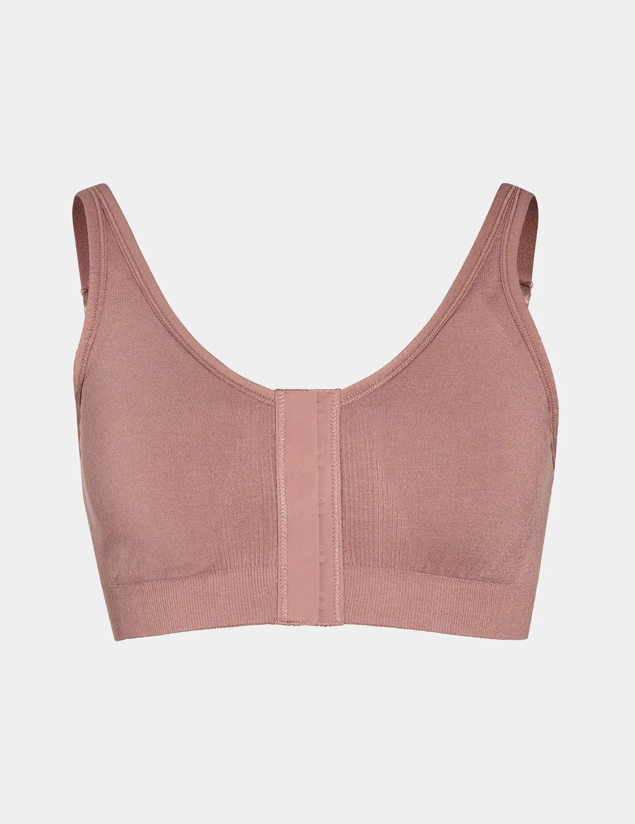 Knix Ultra Soft Front Closure Pullover Bras Pink | ZBKVQS-457